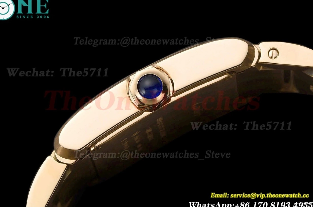 RG Silver Dial Quartz RG 8848F Tank 27mm Française 0418